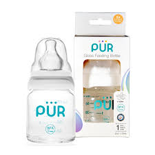 PUR GLASS FEEDING BOTTLE